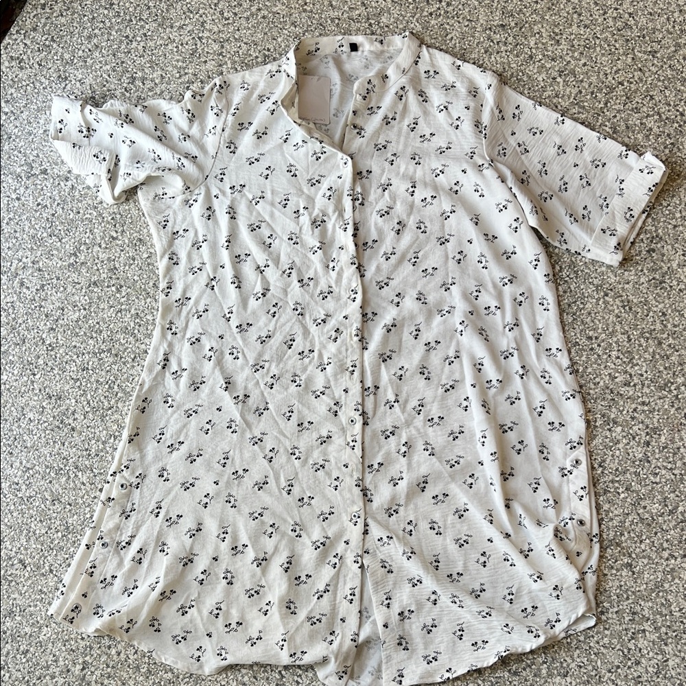 Floral Button-Up Shirt